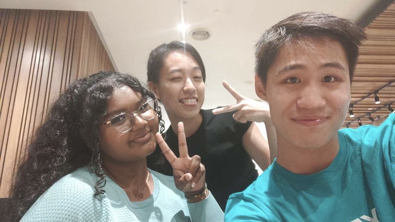 Me with Saaranie and Wan Xuan